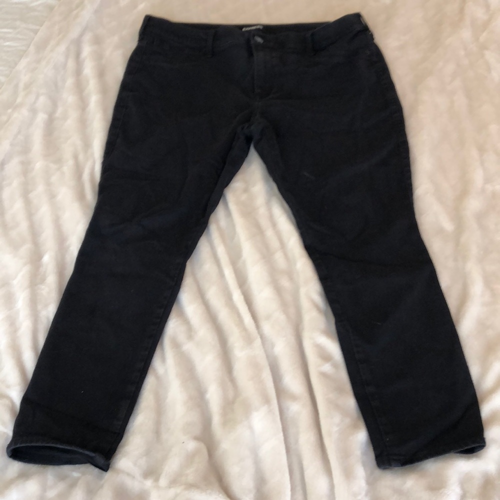 Express black jean leggings